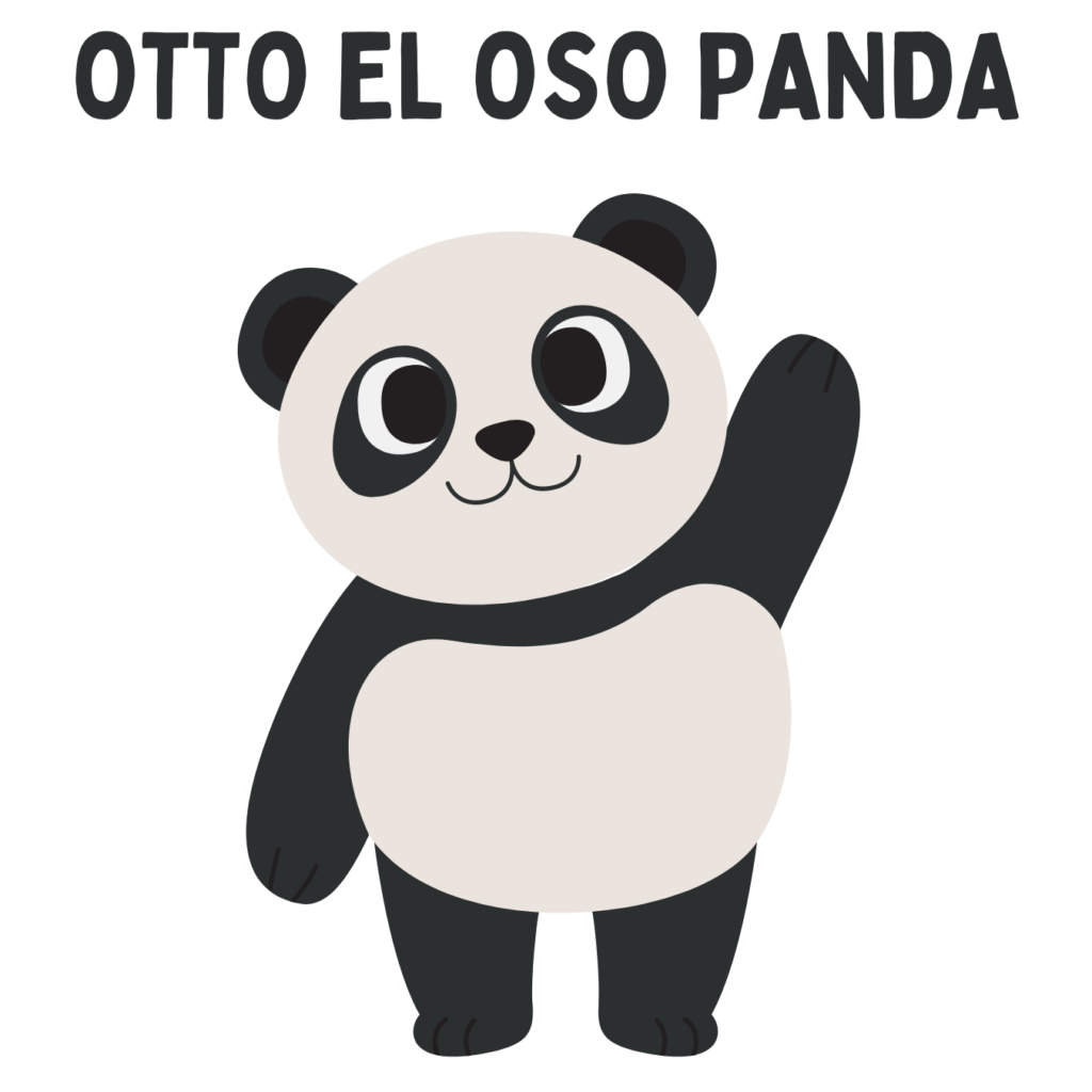 oso panda datos niños